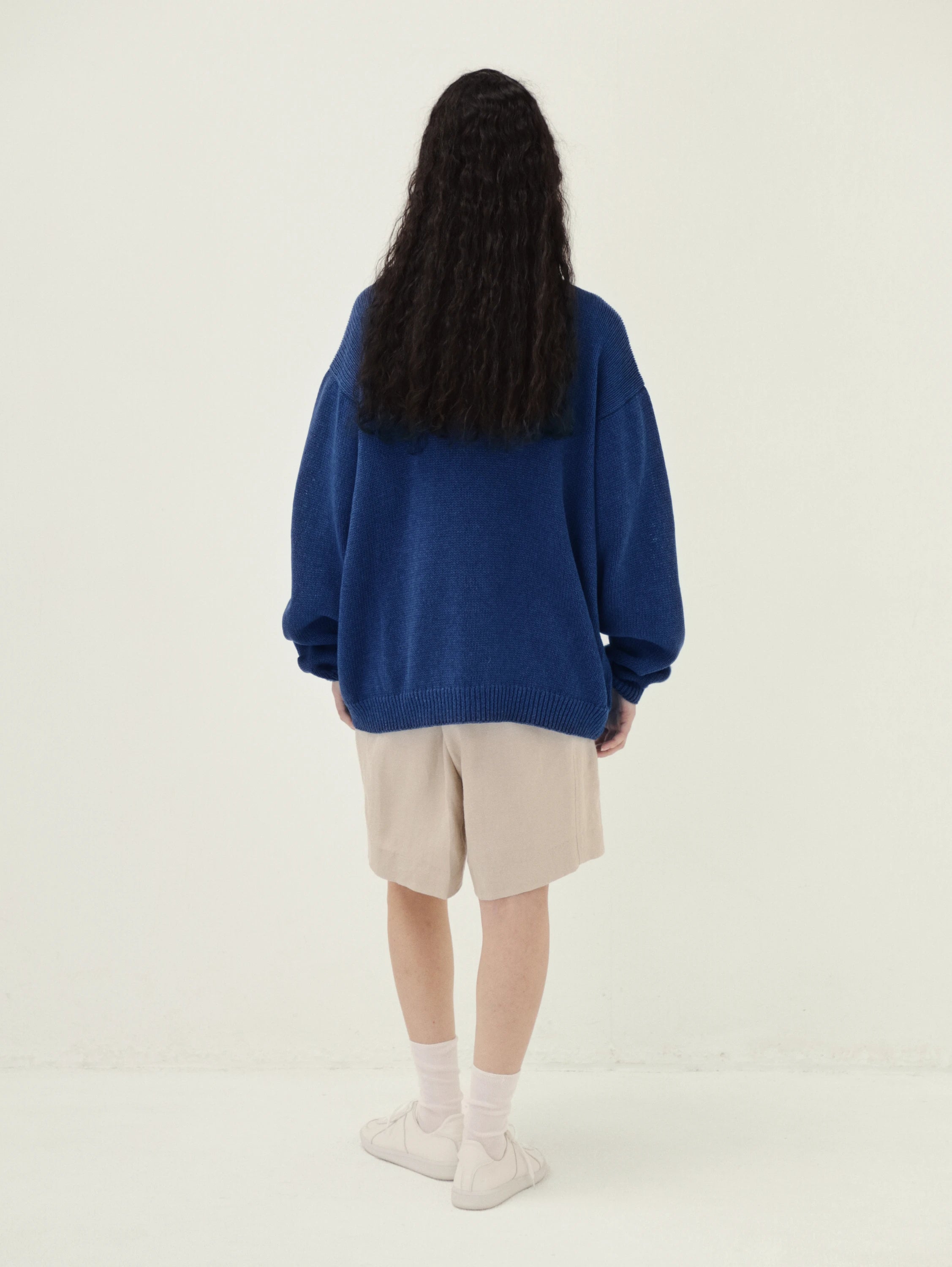 Cotton Washi Hand Frame Pullover