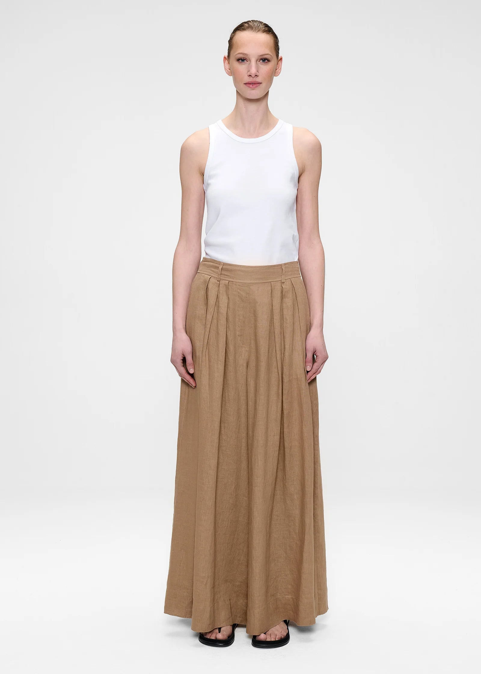 Washed Linen Culottes