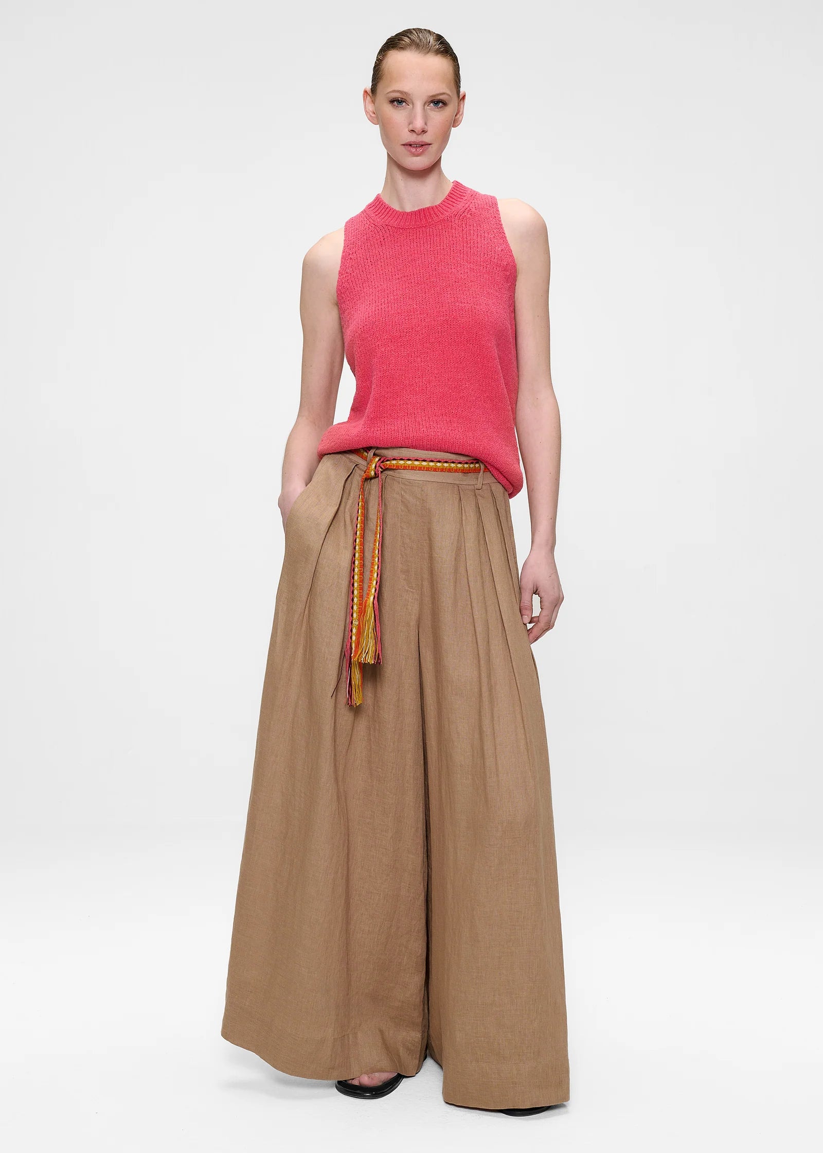 Washed Linen Culottes