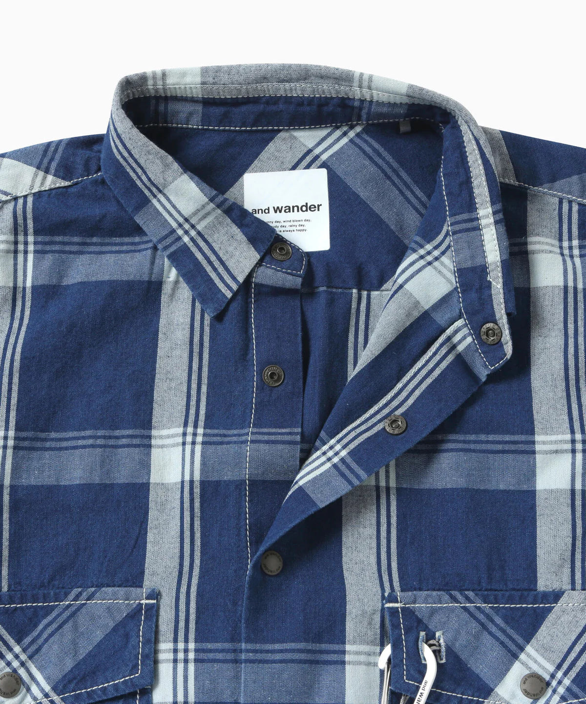 Indigo Check Longsleeve Shirt