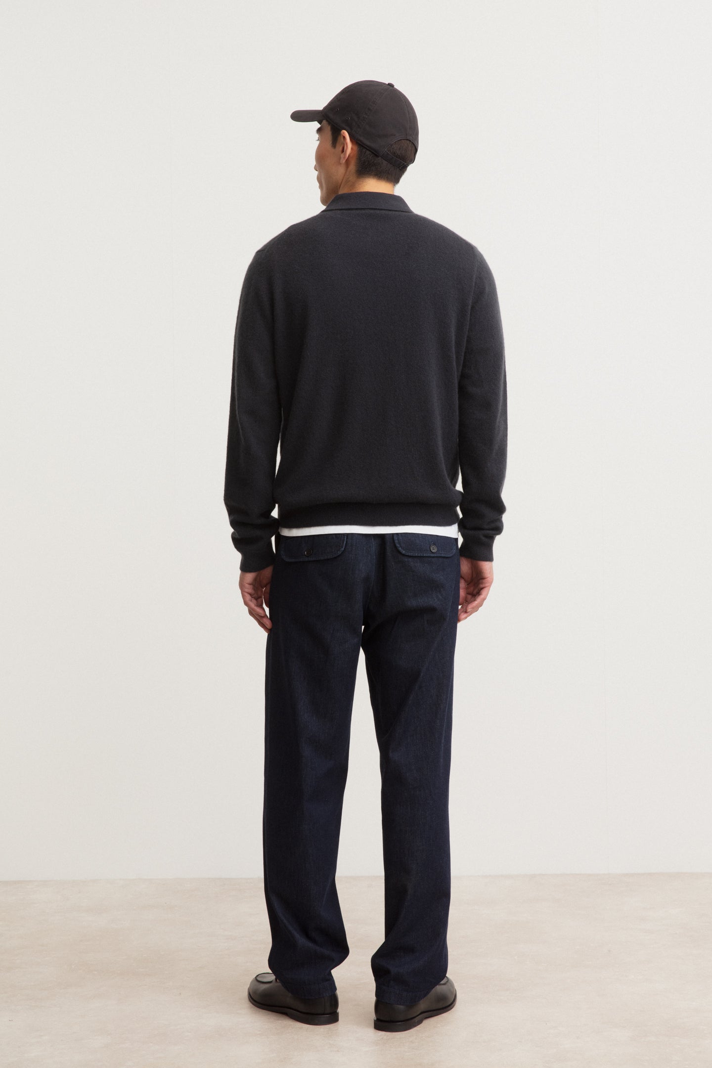 Ben Cashmere Silk Polo Shirt