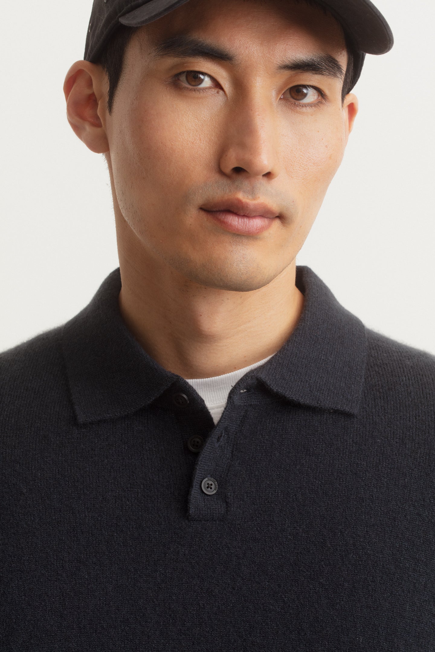 Ben Cashmere Silk Polo Shirt
