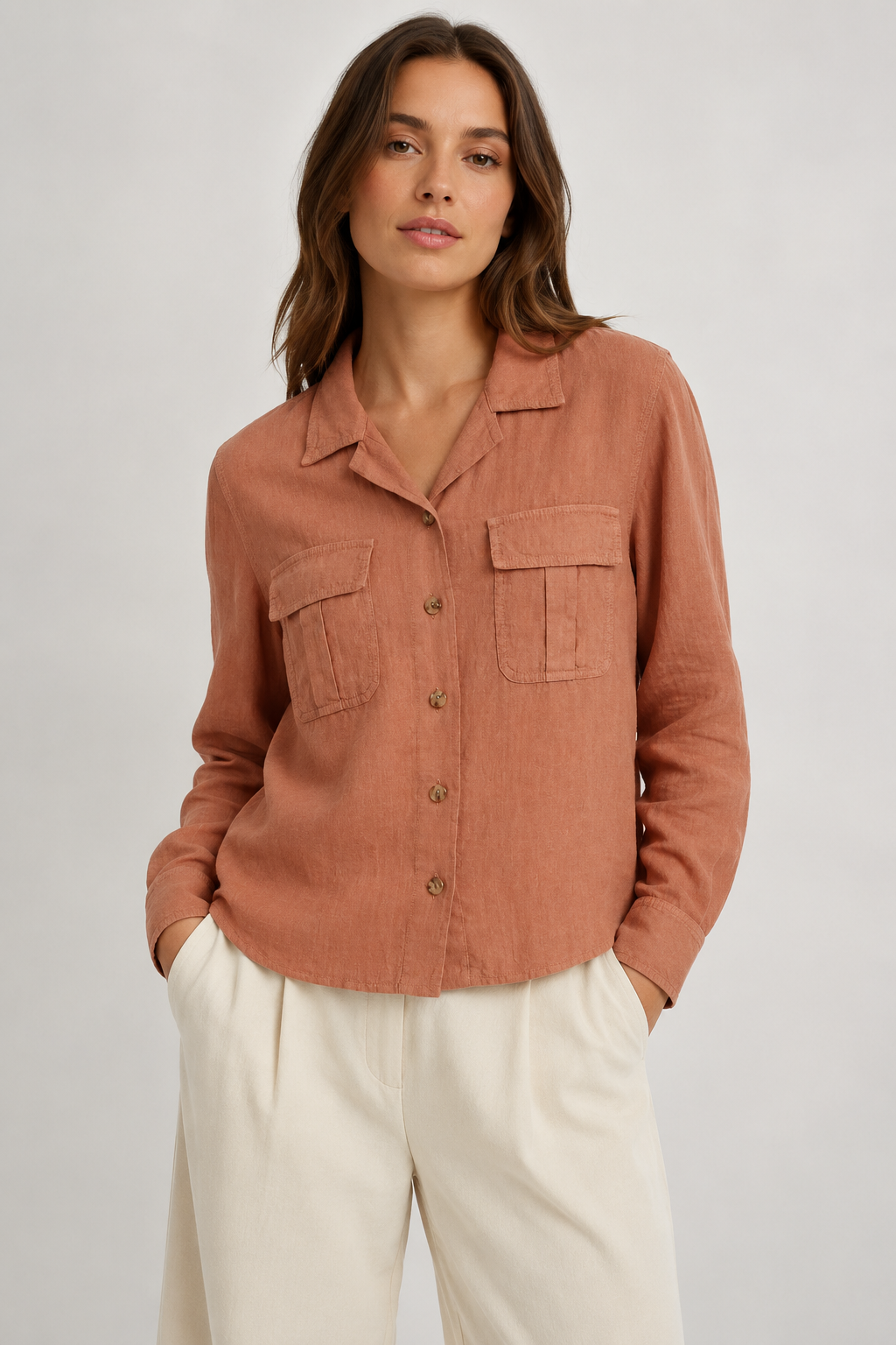 Military Linen Shirt