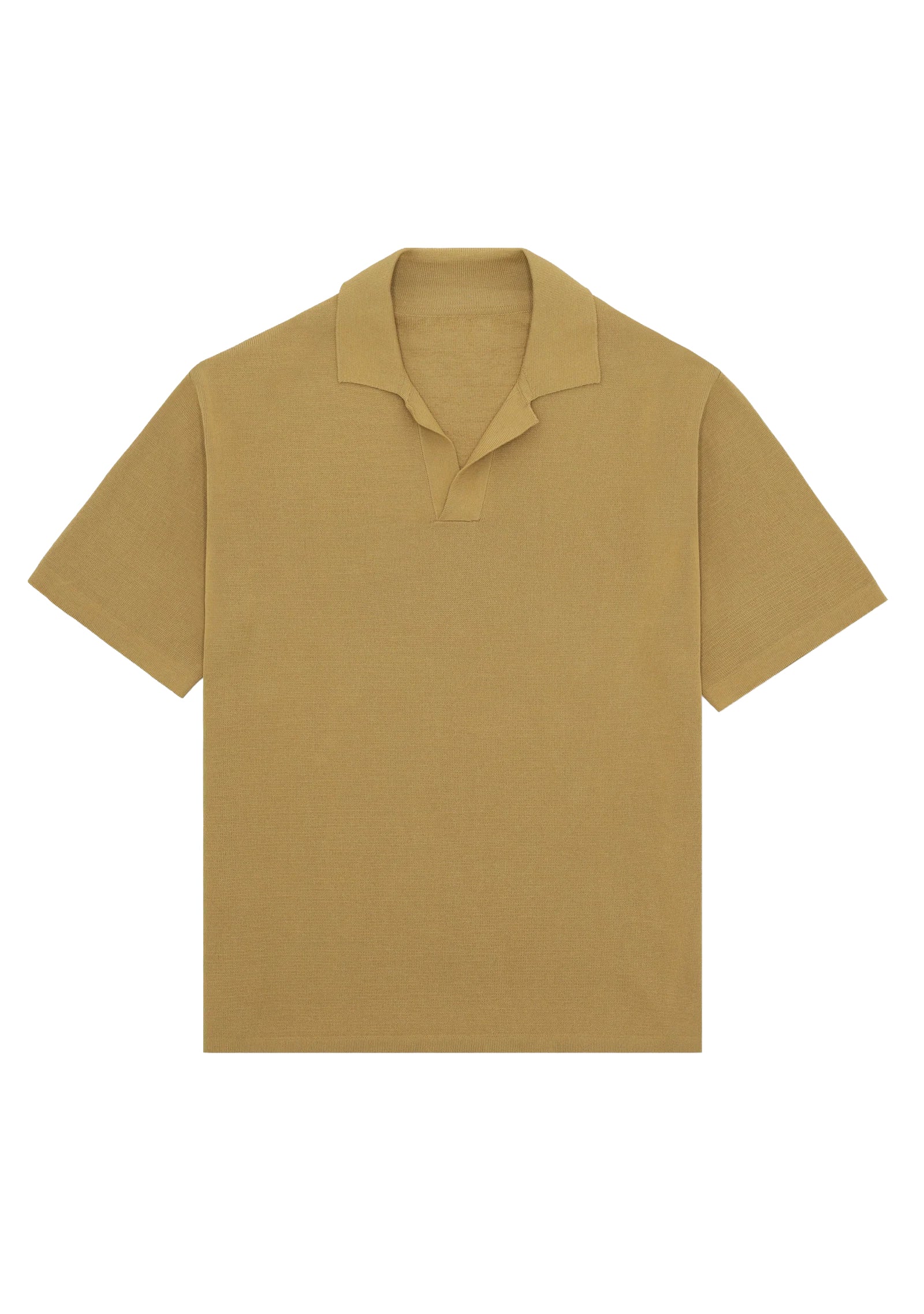 Adrien Cotton Knit V-Neck Polo