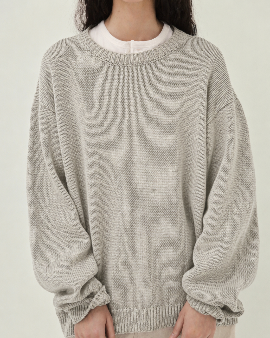 Cotton Washi Hand Frame Pullover