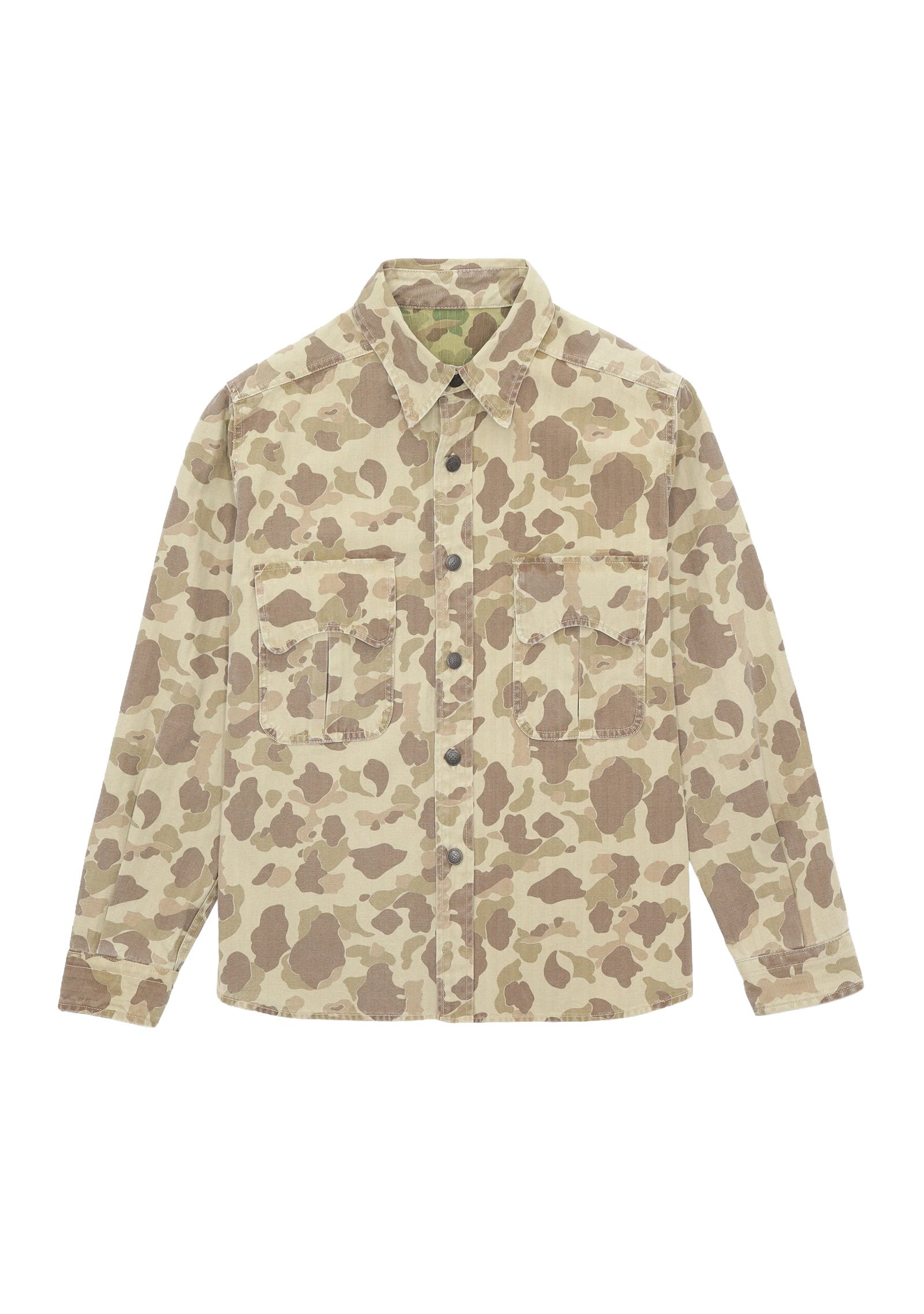 Camouflage Cotton Overshirt