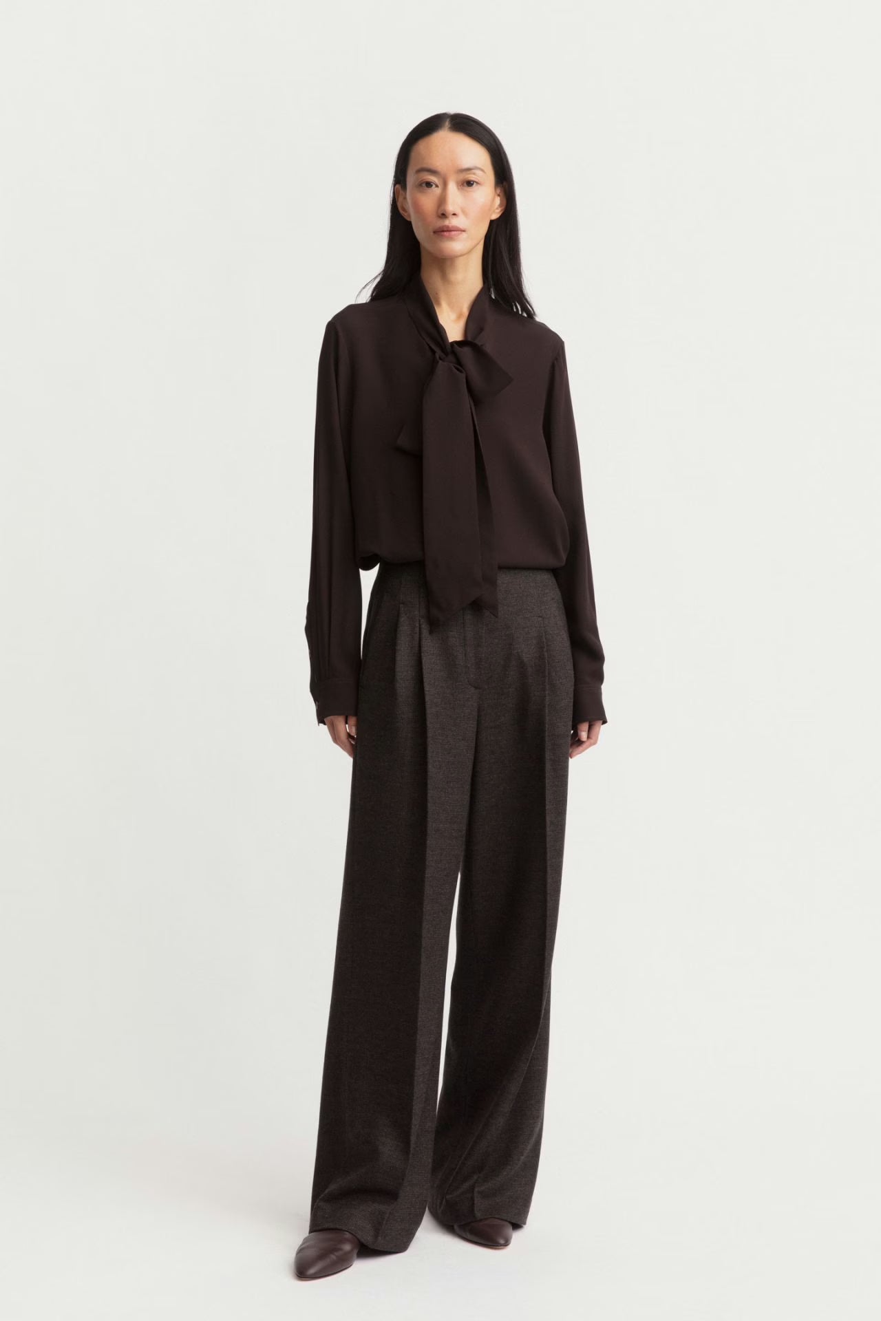 LAINIE PEPITA Bundfaltenhose