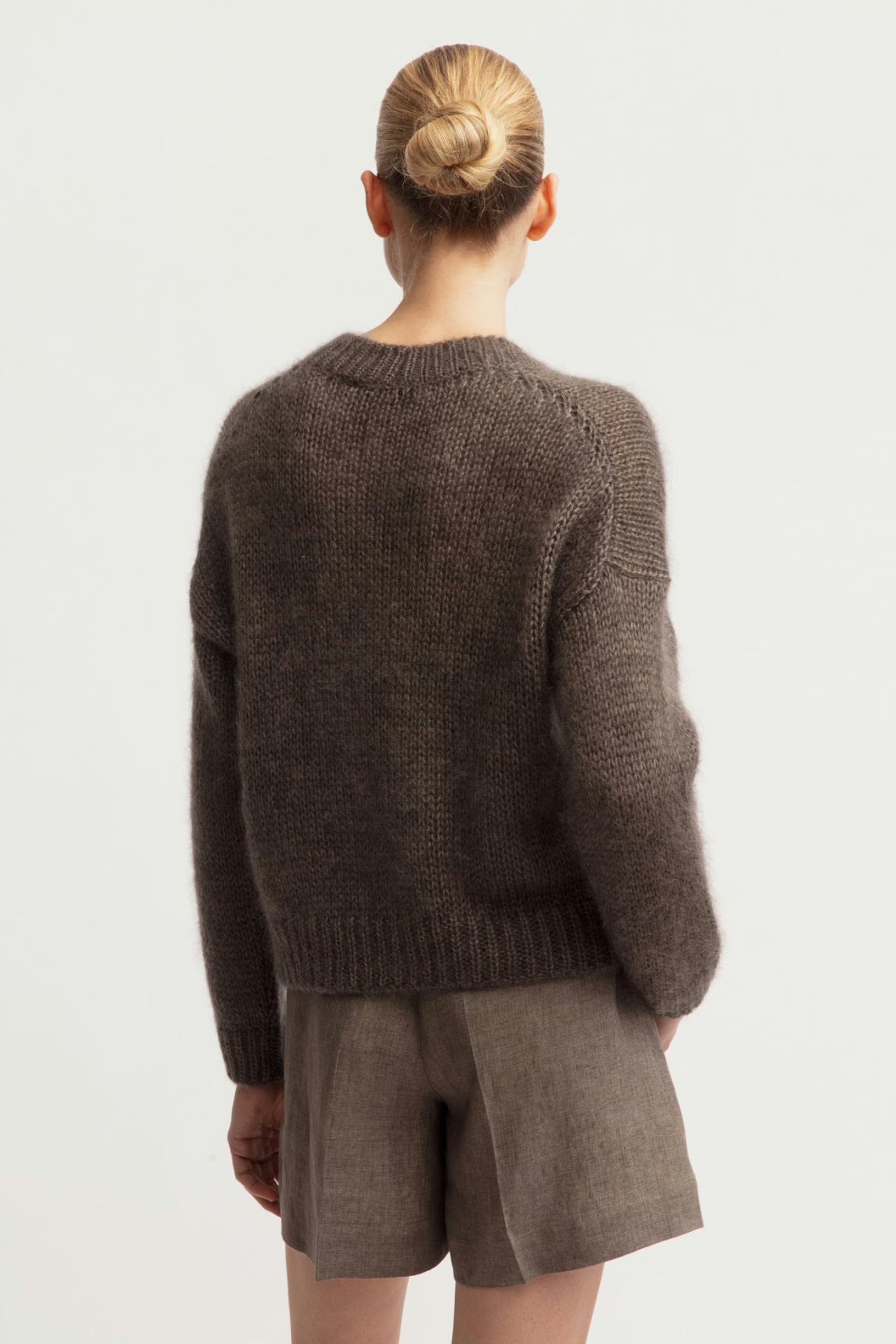 Limone Mohair-Seide Cardigan