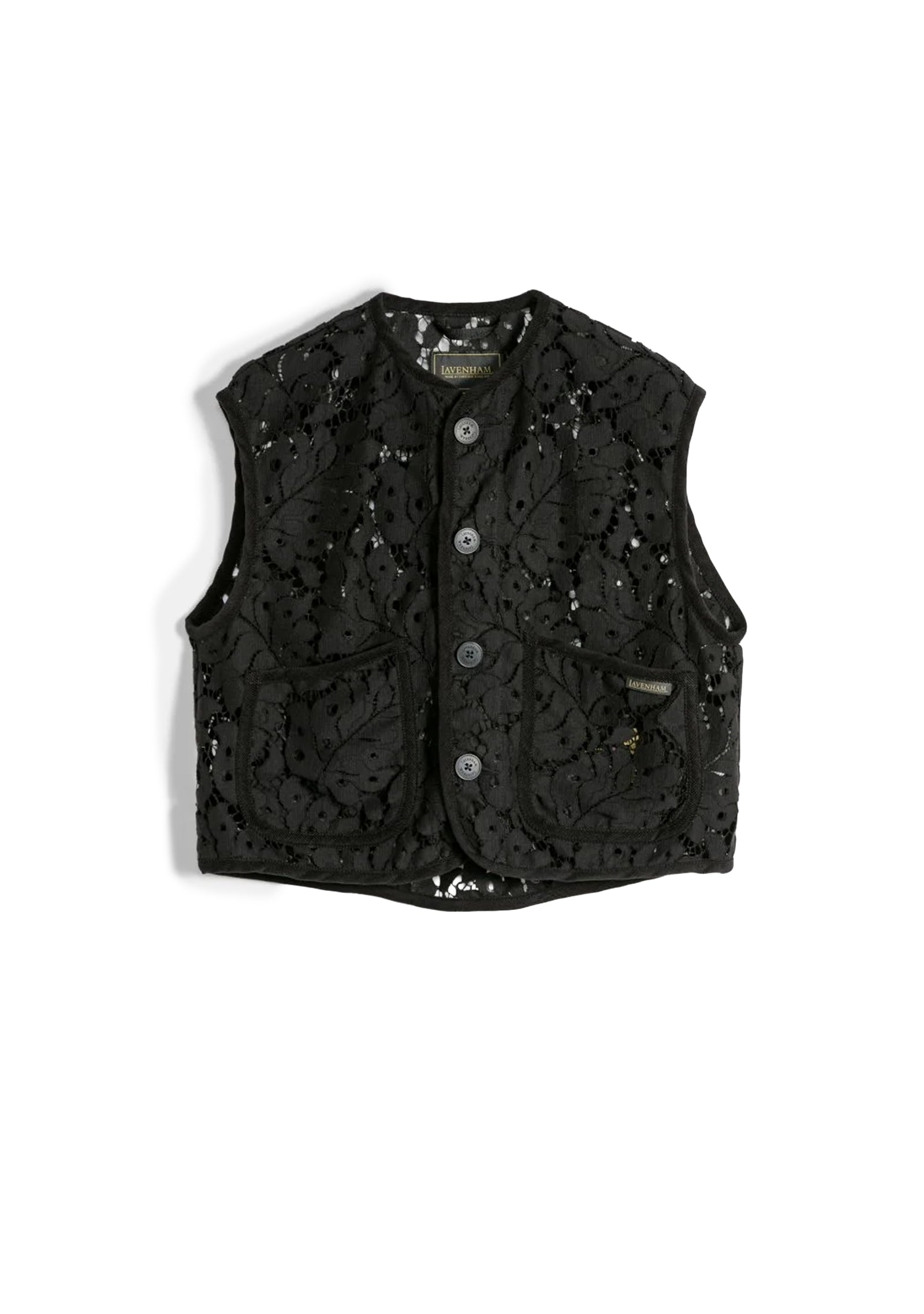 Black Edition Lace Cropped Cocoon Thornham