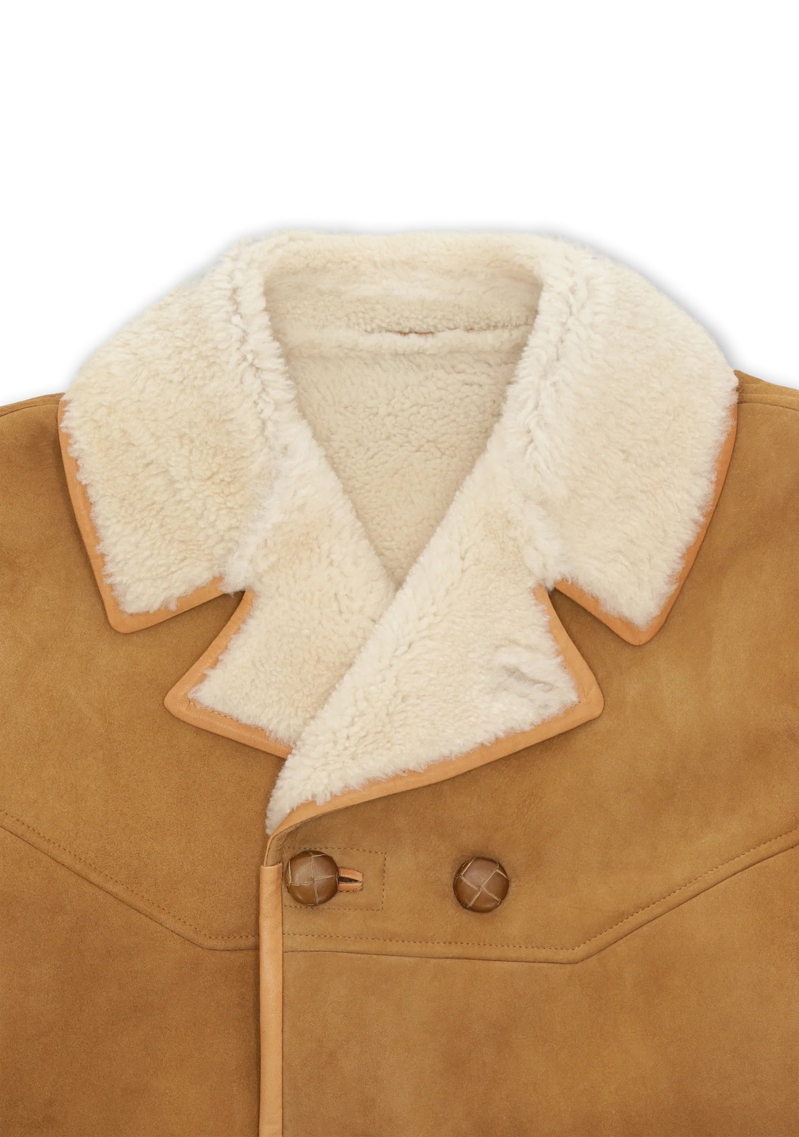 Lemans Coat - Double Breasted Shearling