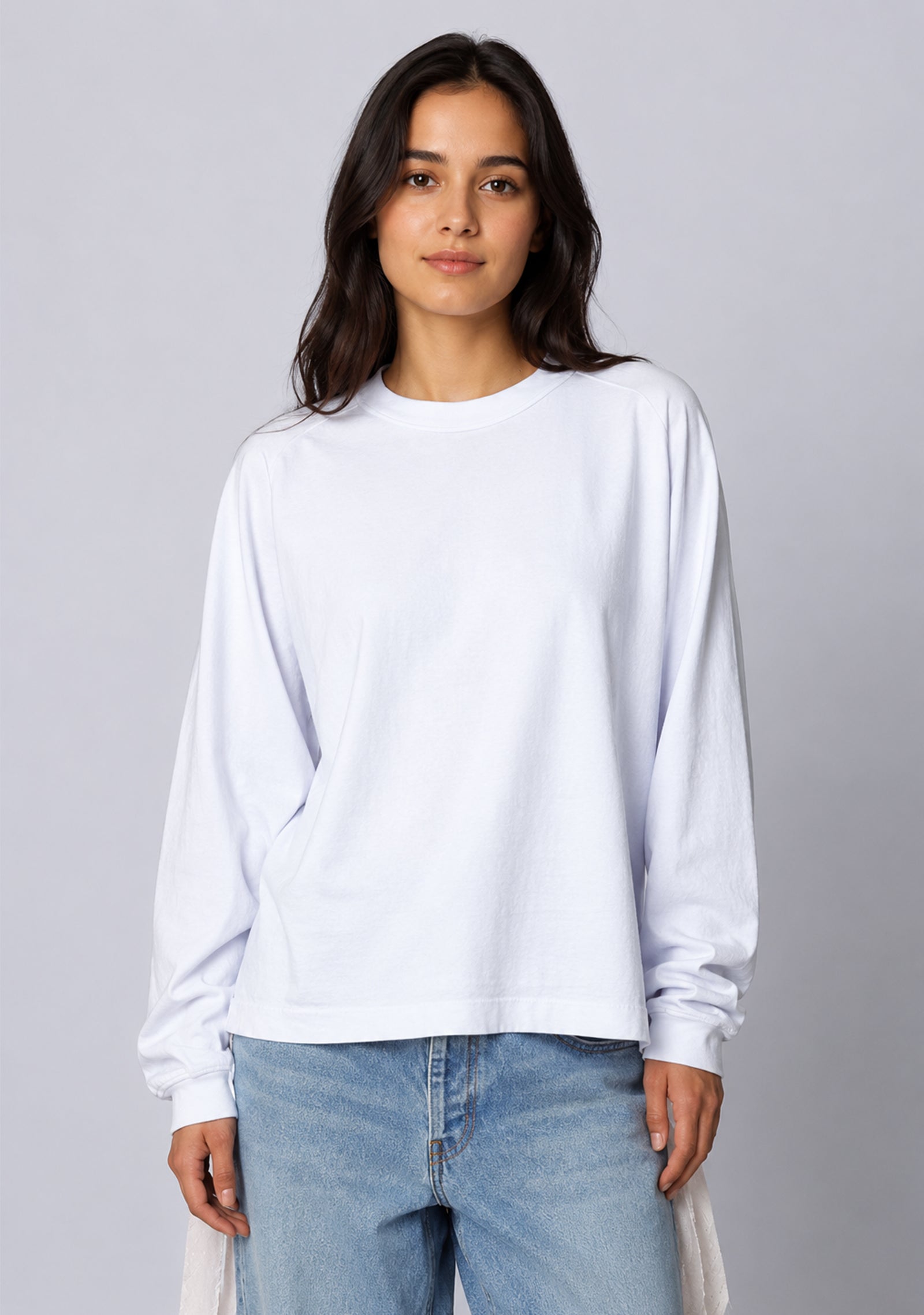 Mahuna LS T-Shirt - Tinted Aqua