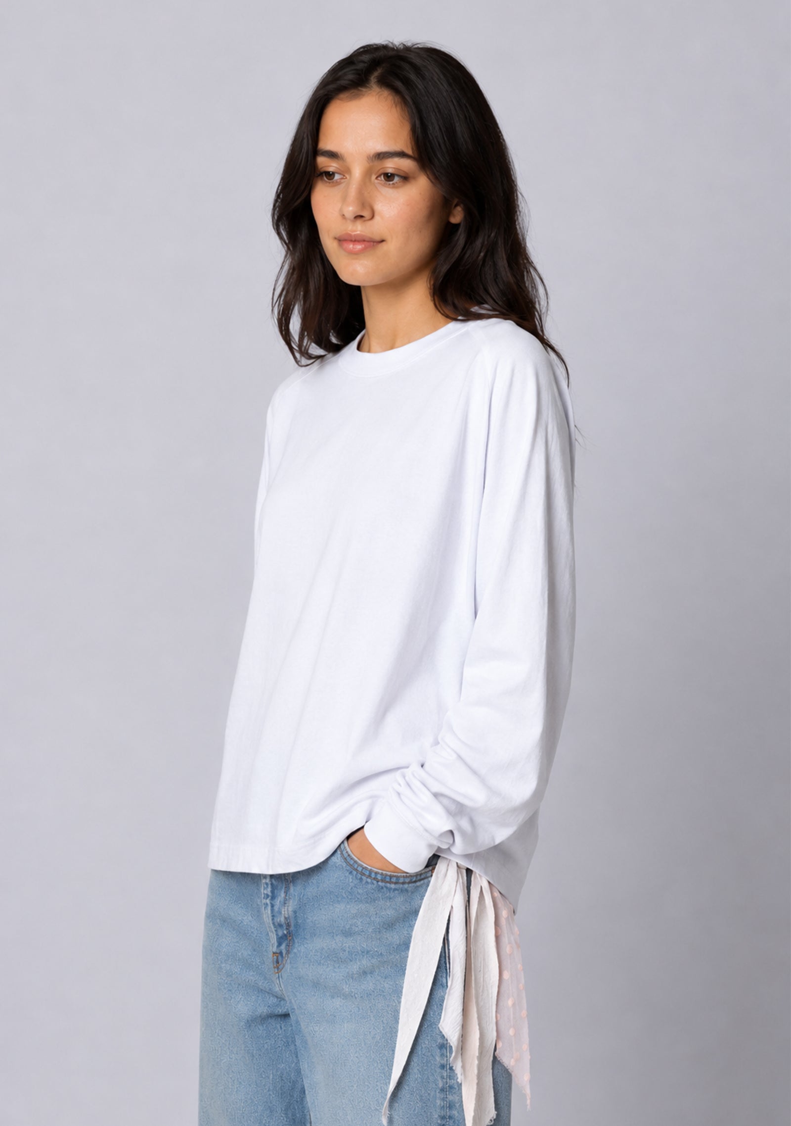 Mahuna LS T-Shirt - Tinted Aqua