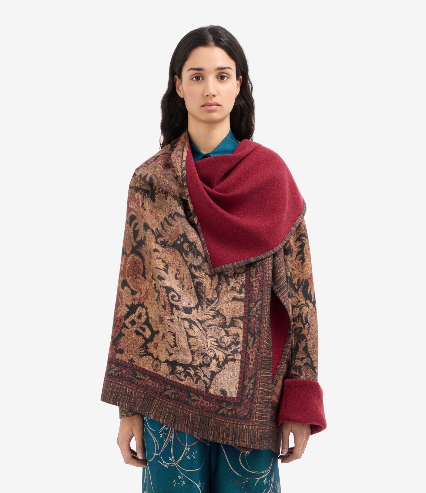 Pancake Wool Cape Errante