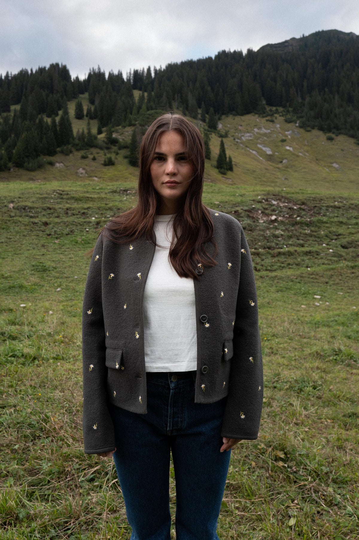 Walker Jacket Mini Zinc Crocus