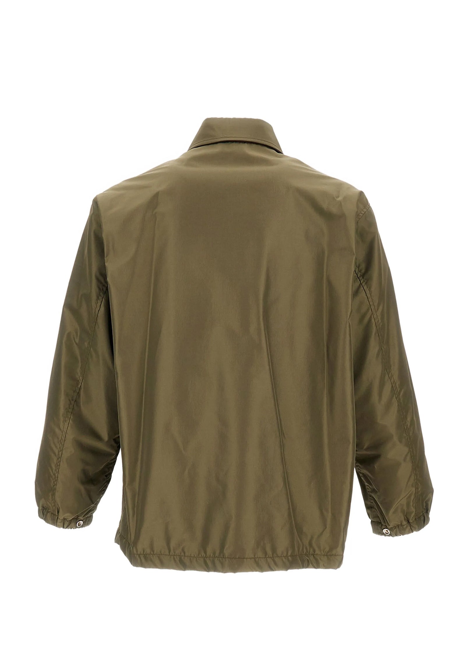 Silk Poly Coach Jacket