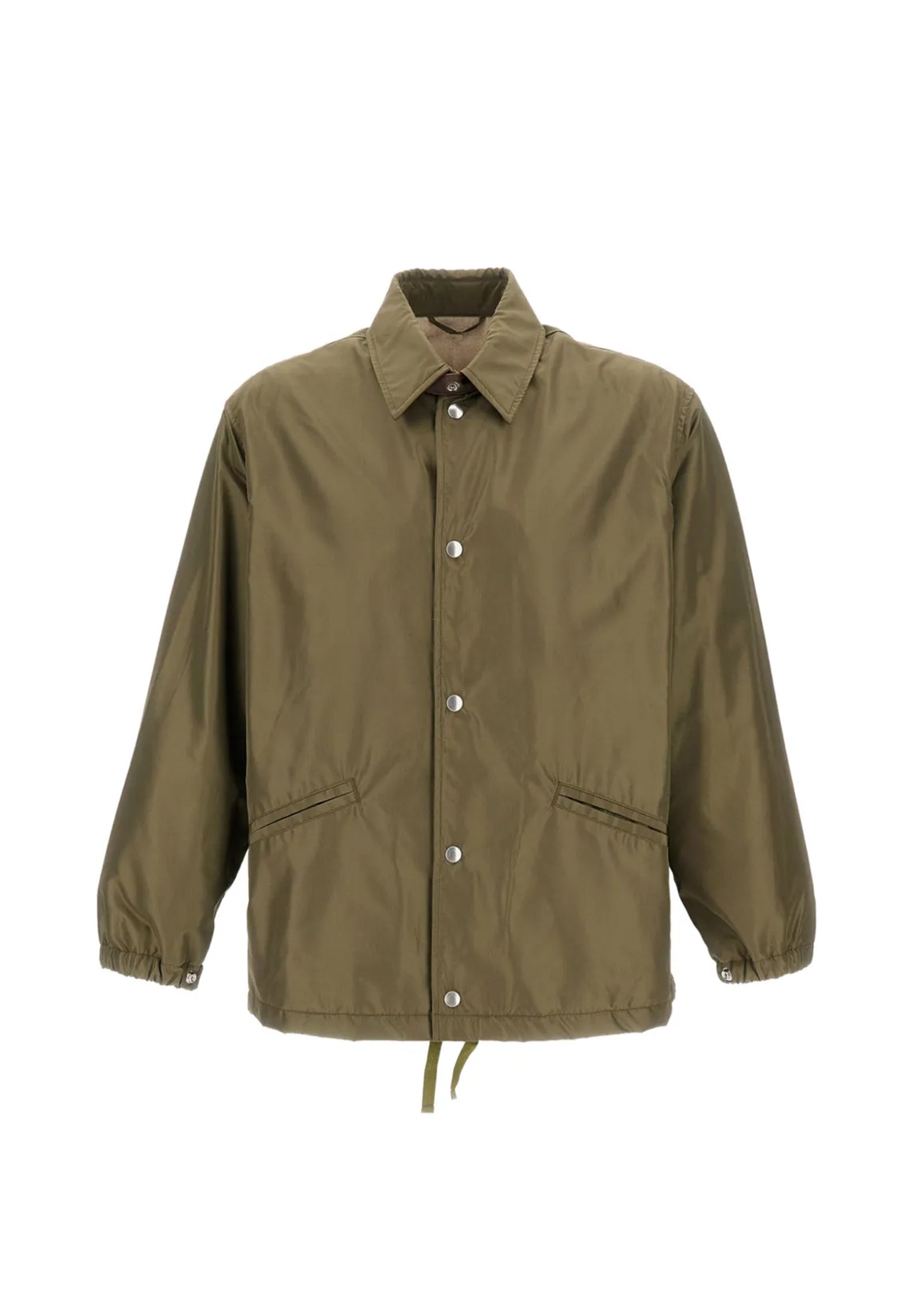 Silk Poly Coach Jacket