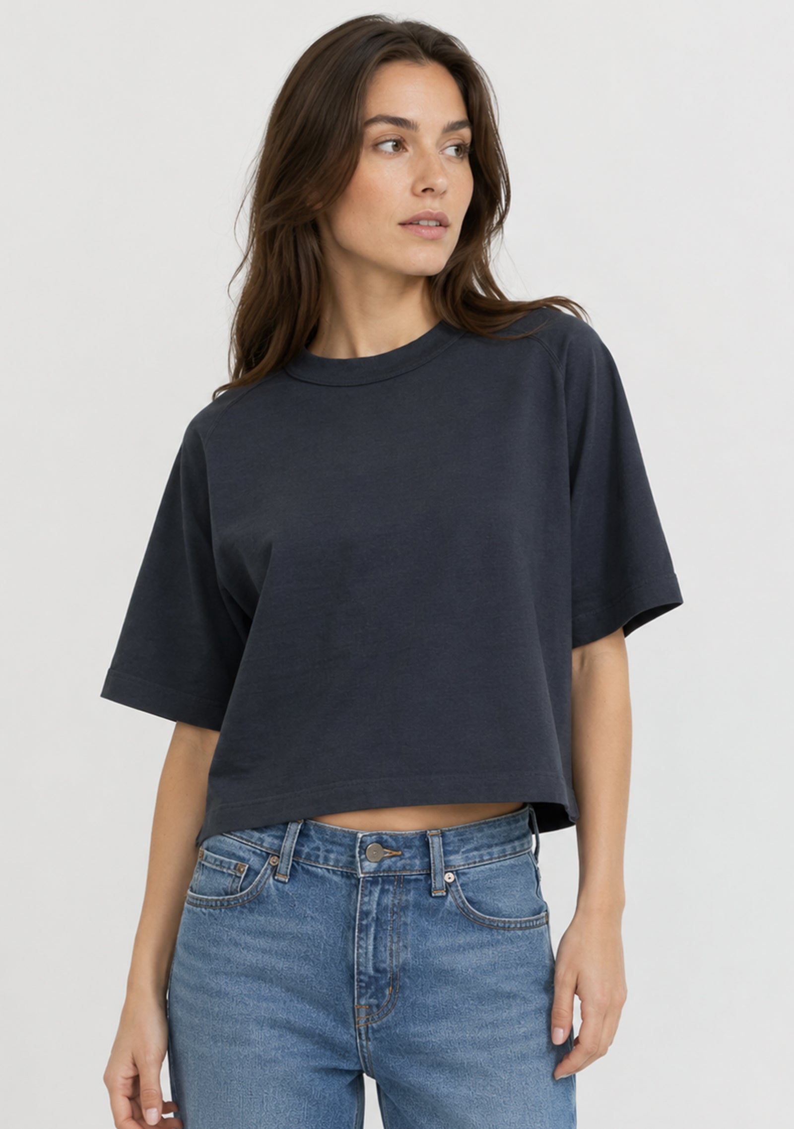 Mahuna SS T-Shirt Blue Graphite