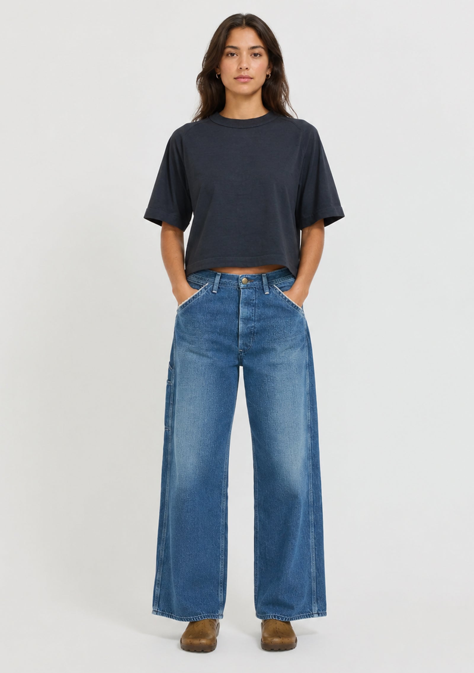 Mahuna SS T-Shirt Blue Graphite