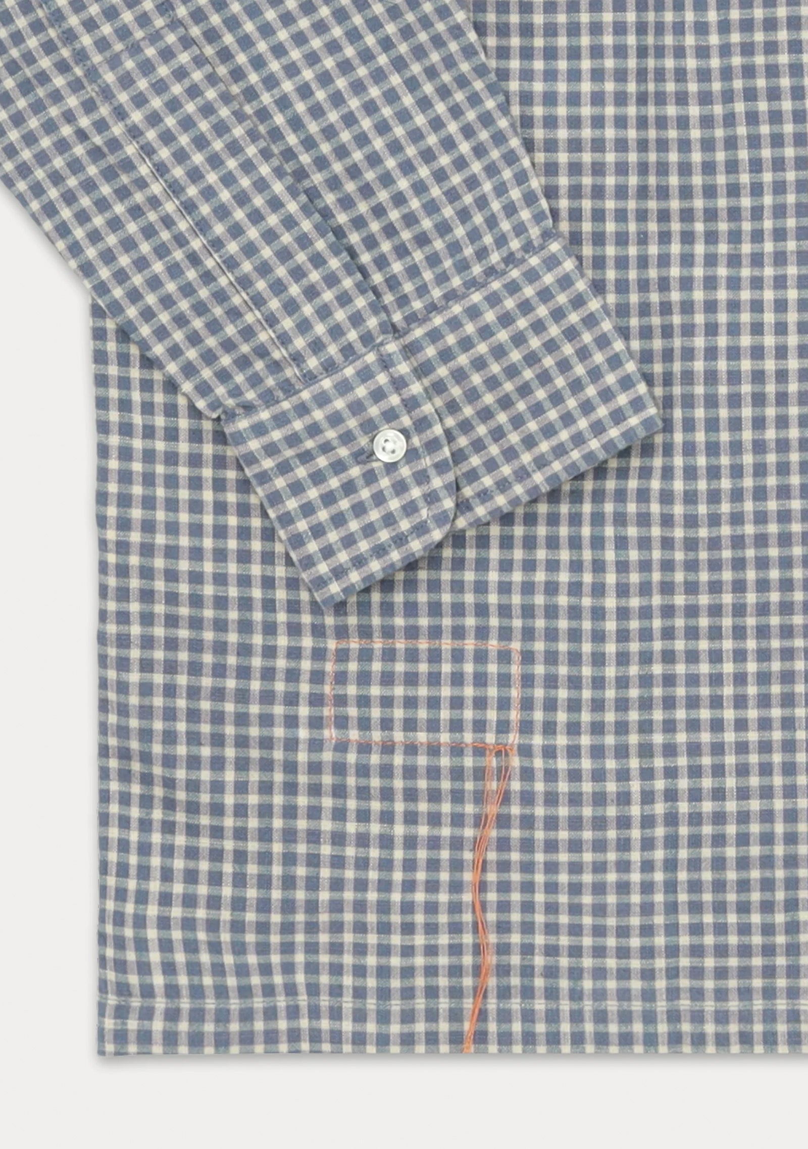 Baker Gingham Cotton Bowling Shirt