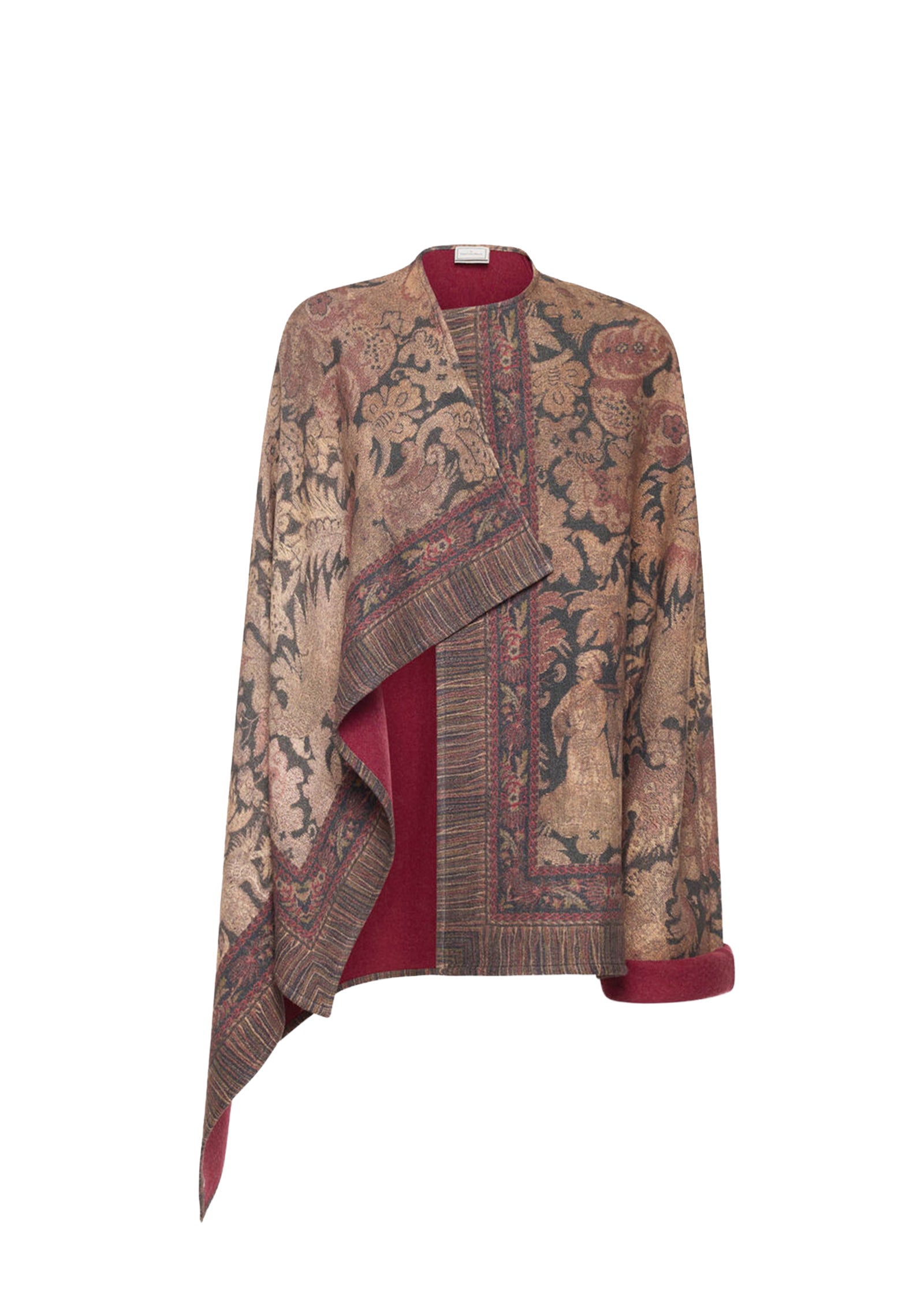 Pancake Wool Cape Ossidiana