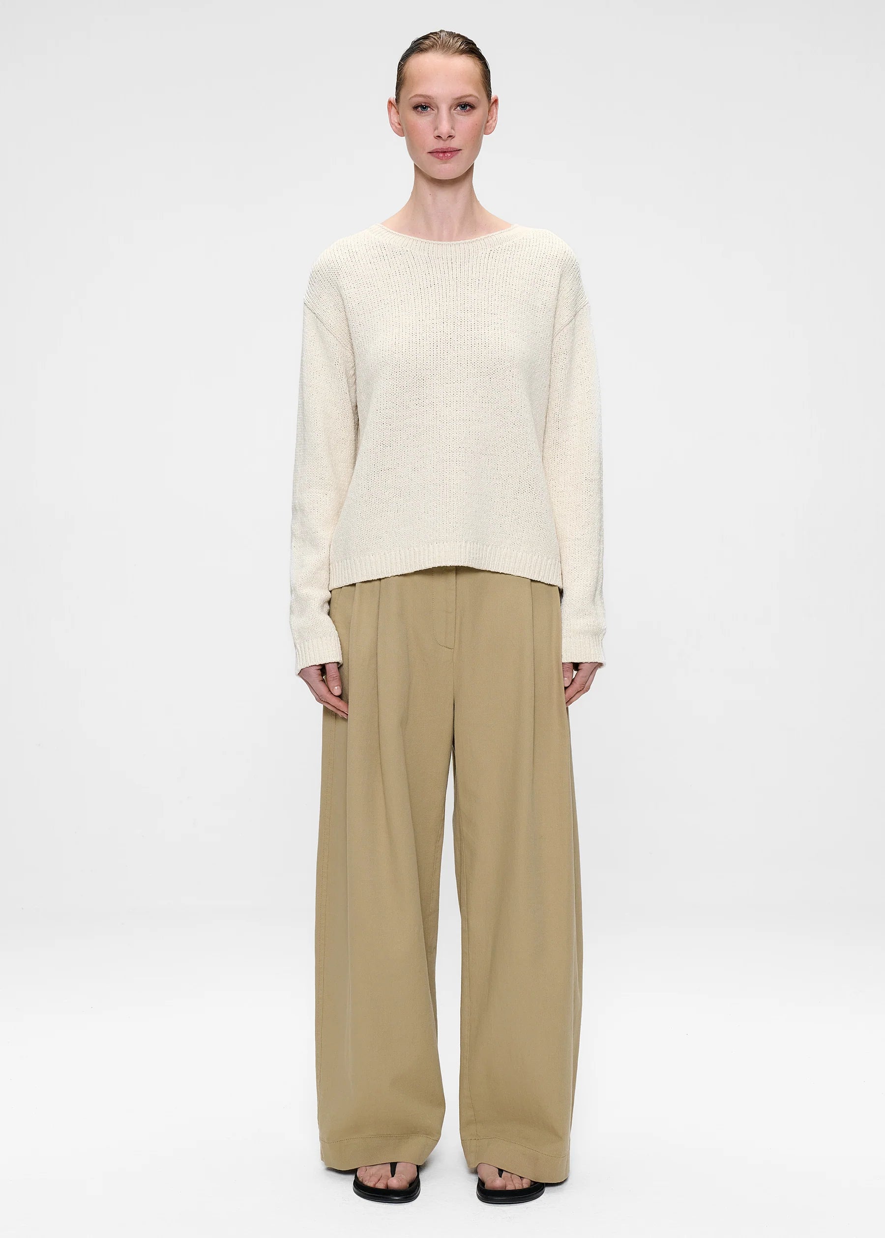 COTTON TAPE PULLOVER