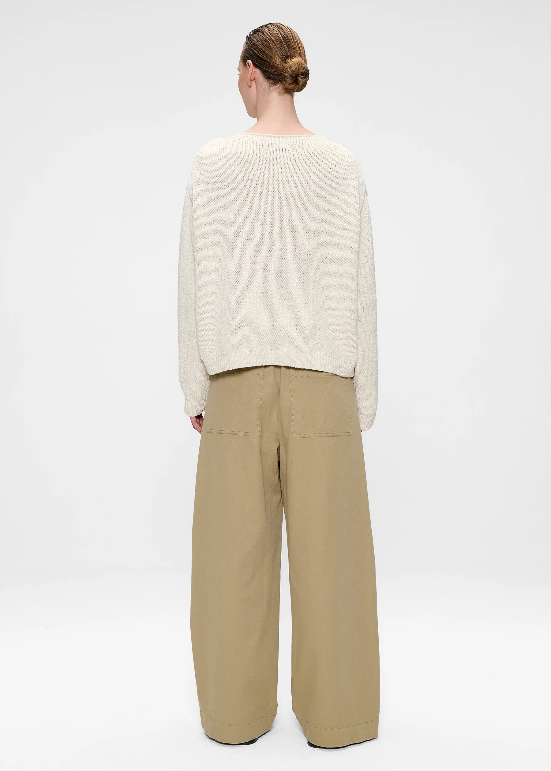COTTON TAPE PULLOVER