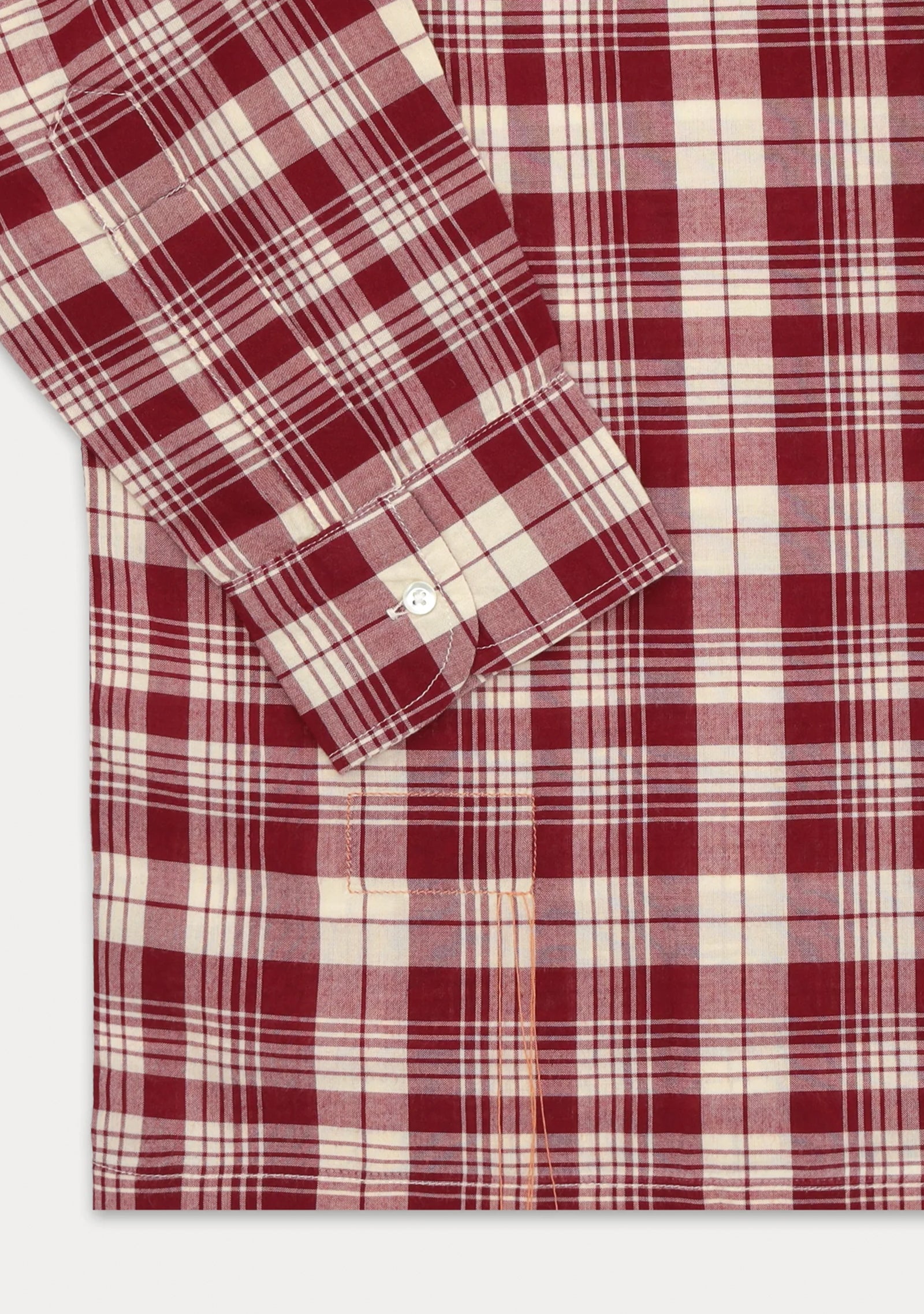 Baker Checkered Cotton Bowling Shirt