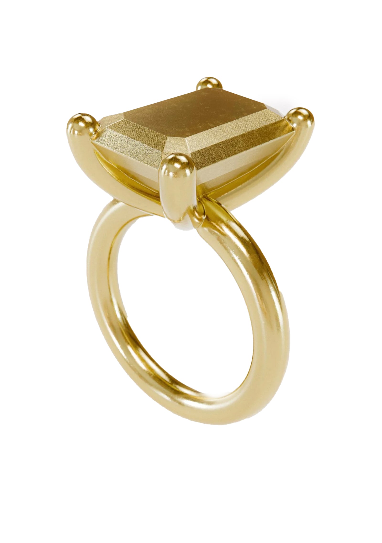 Ring Emerald Cut Large