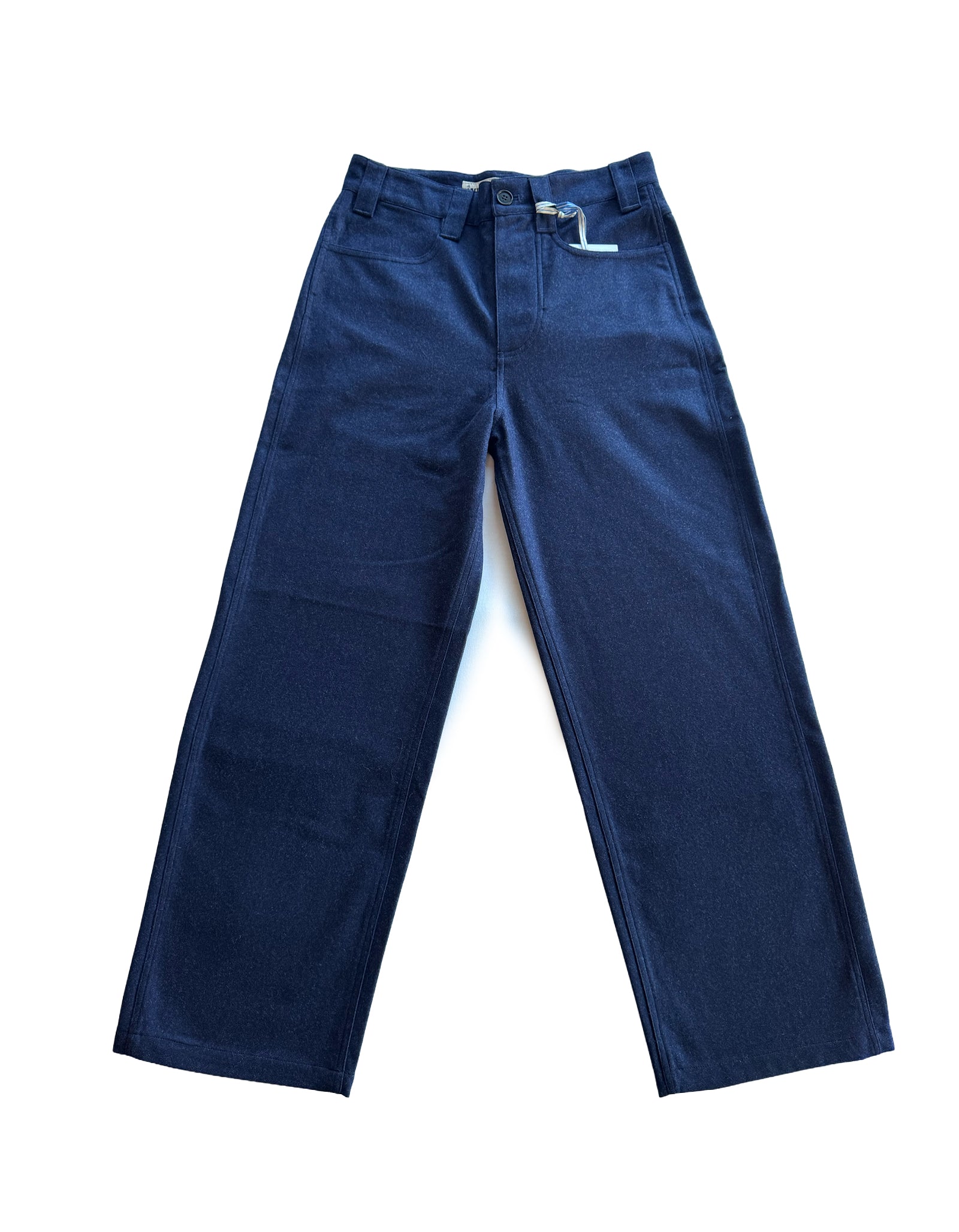 JONAS CLASSIC WIDE LEG WOOL TROUSERS