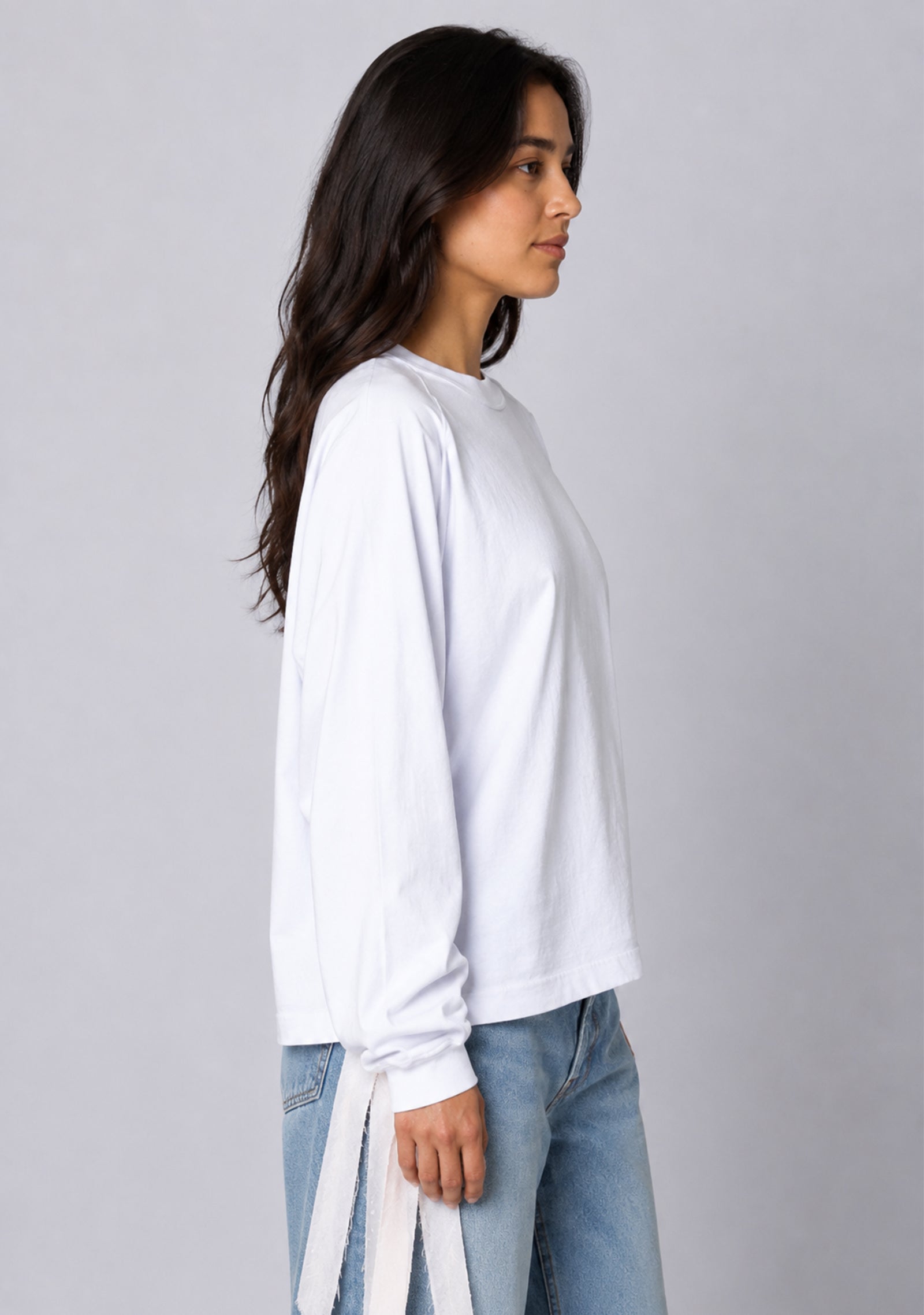 Mahuna LS T-Shirt - Tinted Aqua