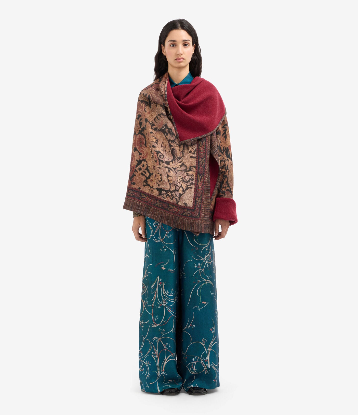 Pancake Wool Cape Errante