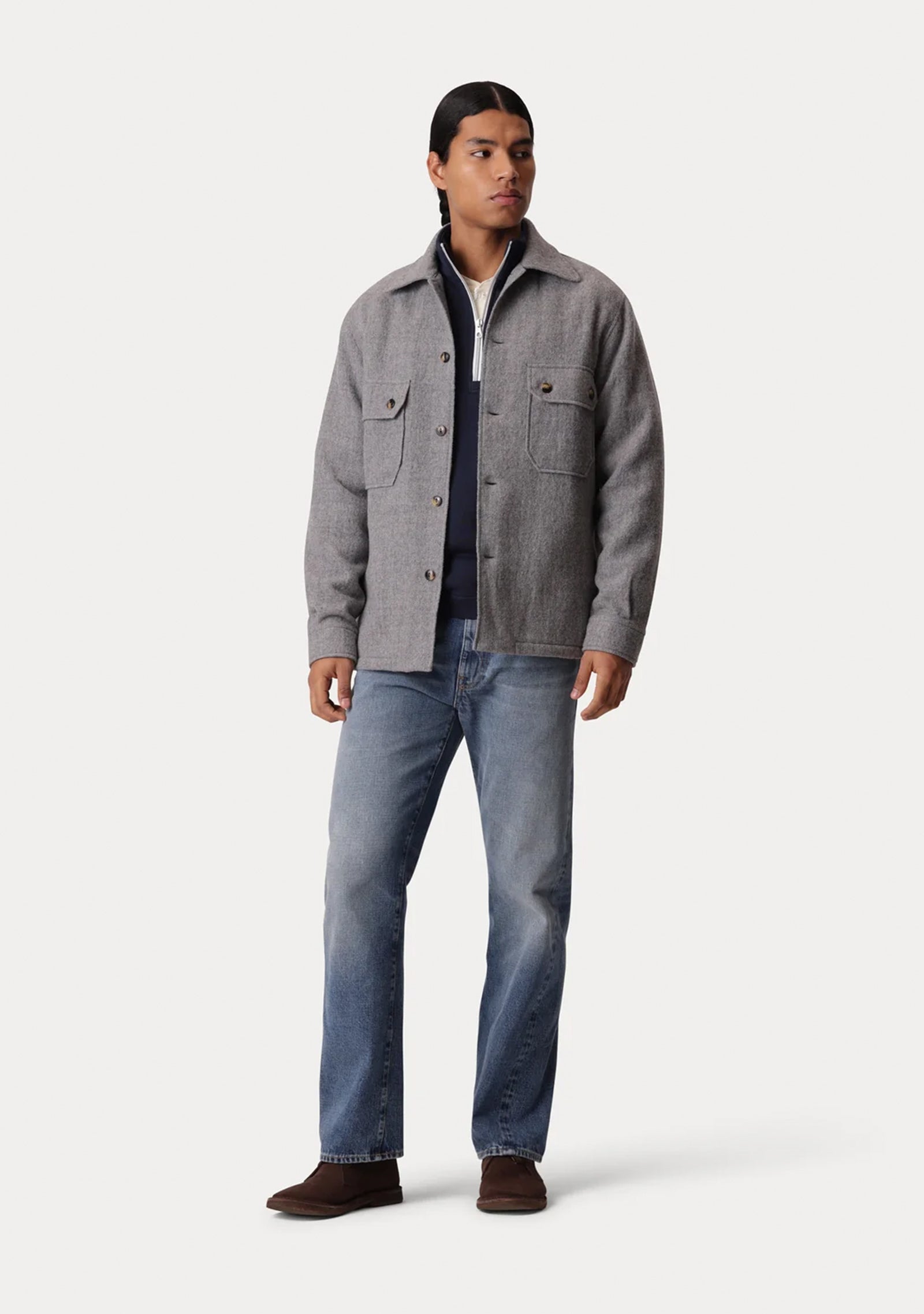 Pepper Overshirt in Wool