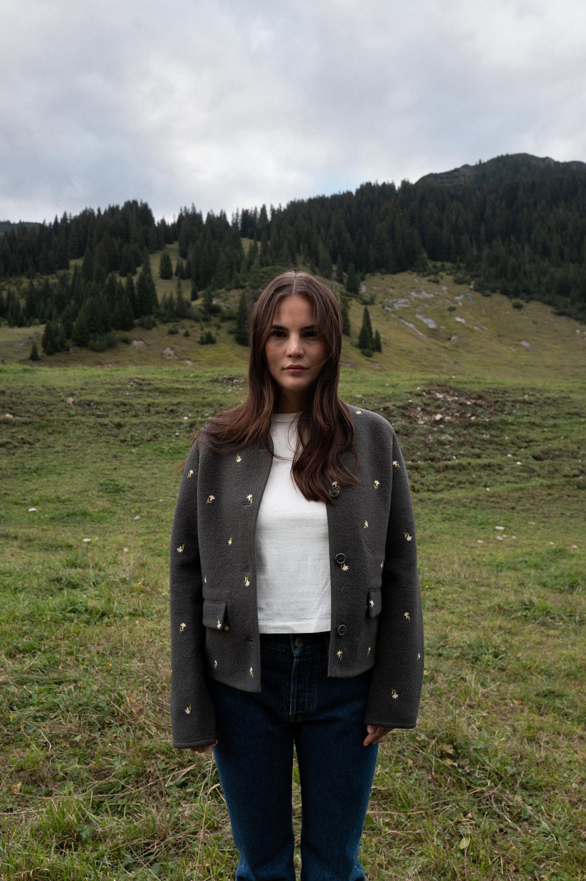 Walker Jacket Mini Zinc Crocus