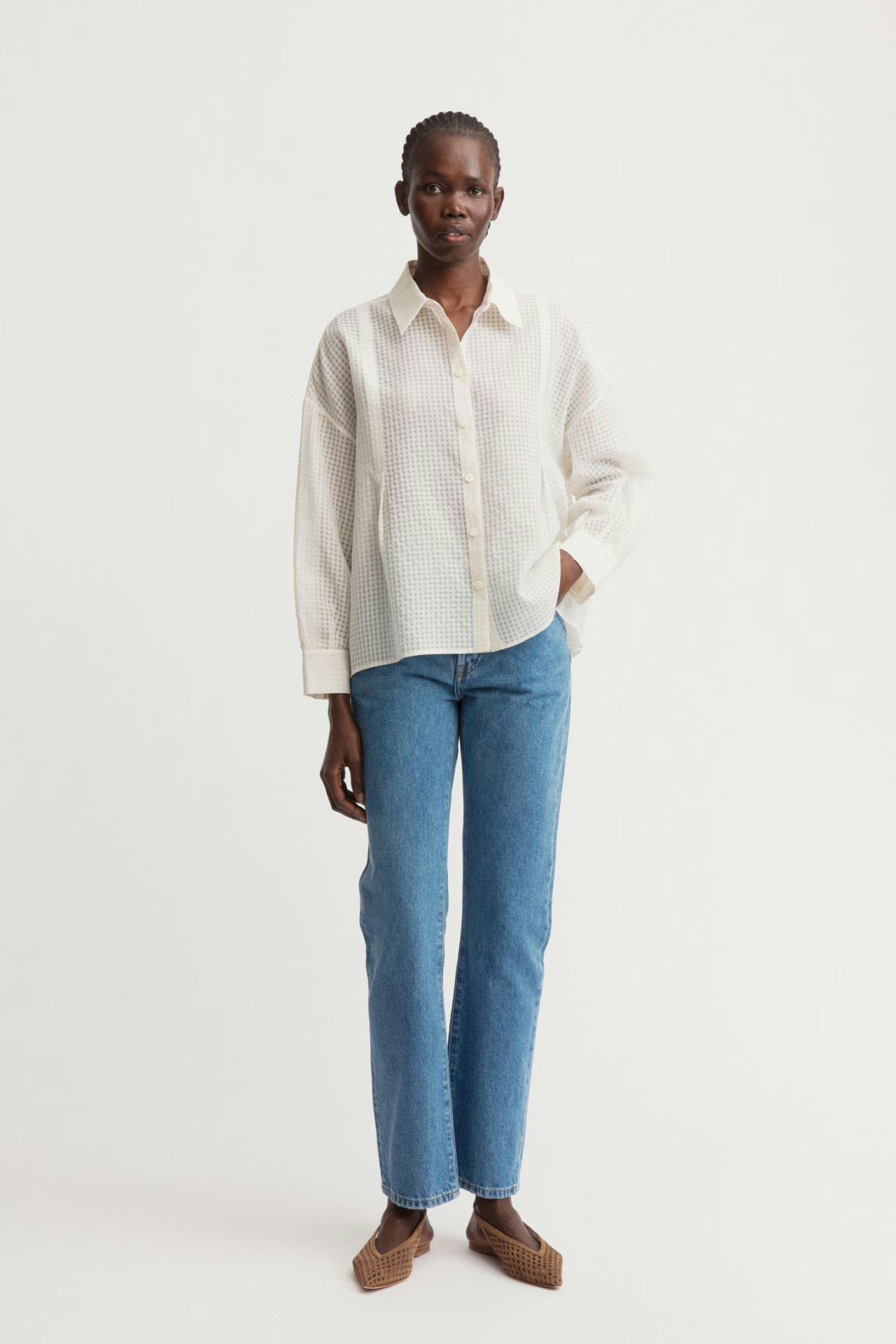 VALONA Baumwolle-Seide Bluse