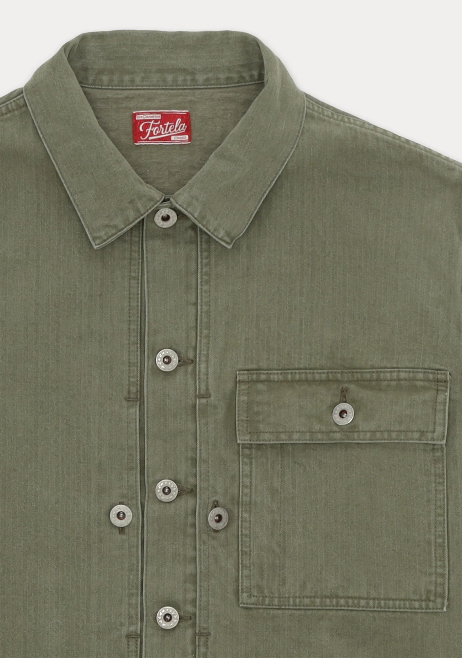 Newfrog Japan Herringbone Military Overshirt